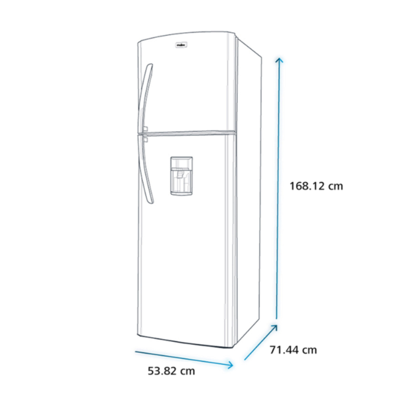 REFRIGERADOR 10p3 MABE RMA250FYMRM - Image 3