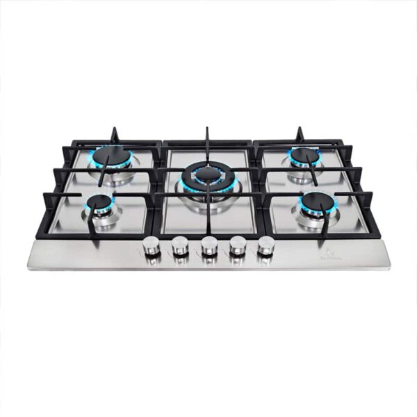 PARRILLA DE 5 QUEMADORES 76CM SUPRA 5Q-PS-76