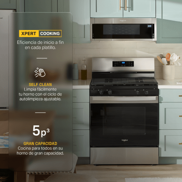 ESTUFA ELÉCTRICA DE PISO 30"	WHIRLPOOL	WFES3530RS - Image 2