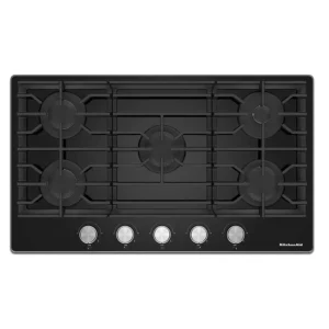 PARRILA DE 5 QUEMADORES 36"	KITCHEN AID	KCGG536PBL