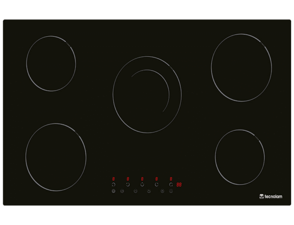 PARRILLA ELÉCTRICA 5 QUEMADORES 90CM	TECNOLAM	TCH90.NE