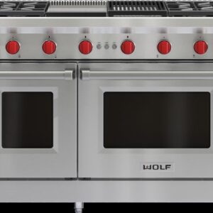 ESTUFA DE 4 QUEMADORES CON PLANCHA	WOLF	GR484CG-LP