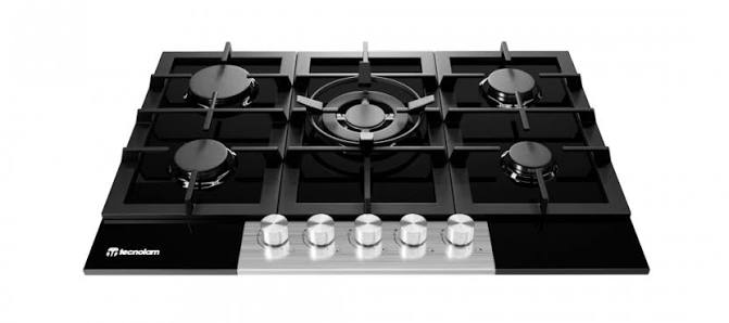 PARRILLA DE 5 QUEMADORES 76CM TECNOLAM VETRO705.NE - Image 2
